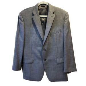 LAUREN RALPH LAUREN Wool Suit Blazer Jacket Sports Coat Gray 42S